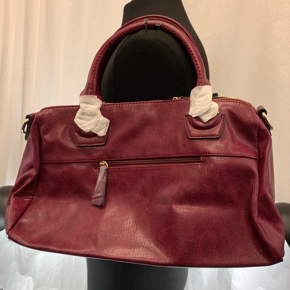 Ruby Blue Couture Amanda Burgundy Bag - Picture 2 of 4